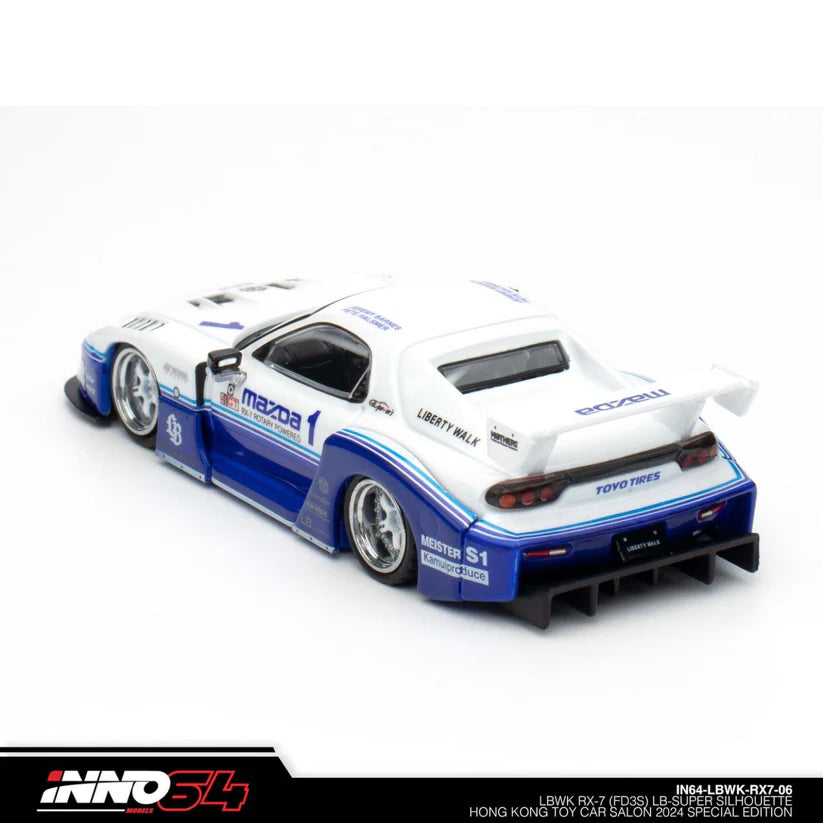 INNO 64 1/64 LBWK RX-7 FD3S LB-Super Silhouette Hong Kong Toy Car Salon 2024 Special Edition