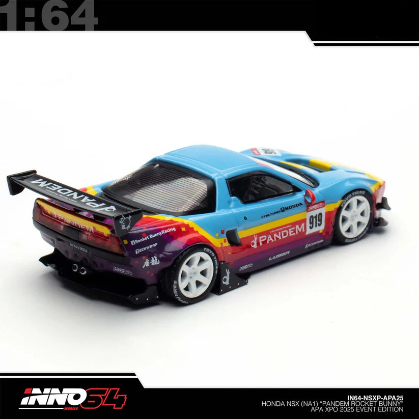 INNO 64 1/64 Honda NSX (NA1) "Pandem Rocket Bunny" APA XPO 2025 Event Edition With Acrylic Case