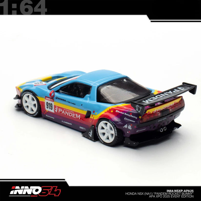 INNO 64 1/64 Honda NSX (NA1) "Pandem Rocket Bunny" APA XPO 2025 Event Edition With Acrylic Case