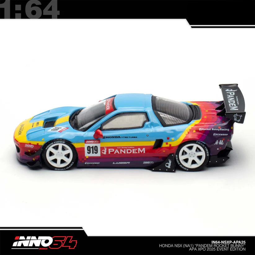 INNO 64 1/64 Honda NSX (NA1) "Pandem Rocket Bunny" APA XPO 2025 Event Edition With Acrylic Case