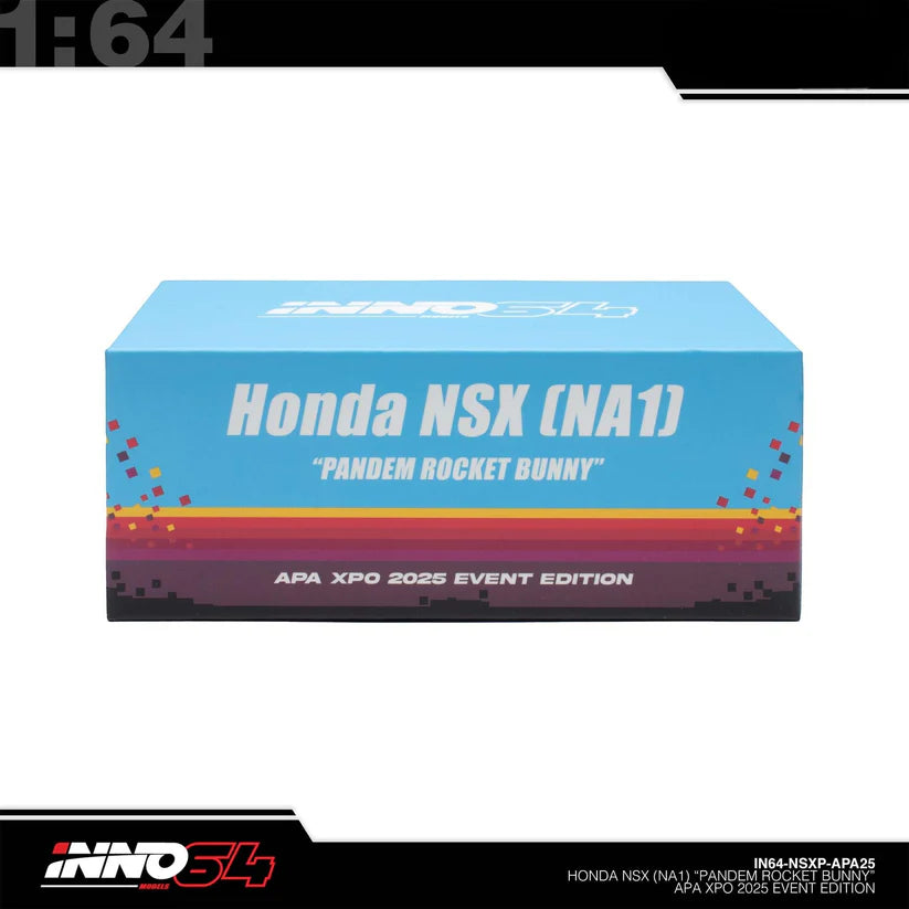 INNO 64 1/64 Honda NSX (NA1) "Pandem Rocket Bunny" APA XPO 2025 Event Edition With Acrylic Case