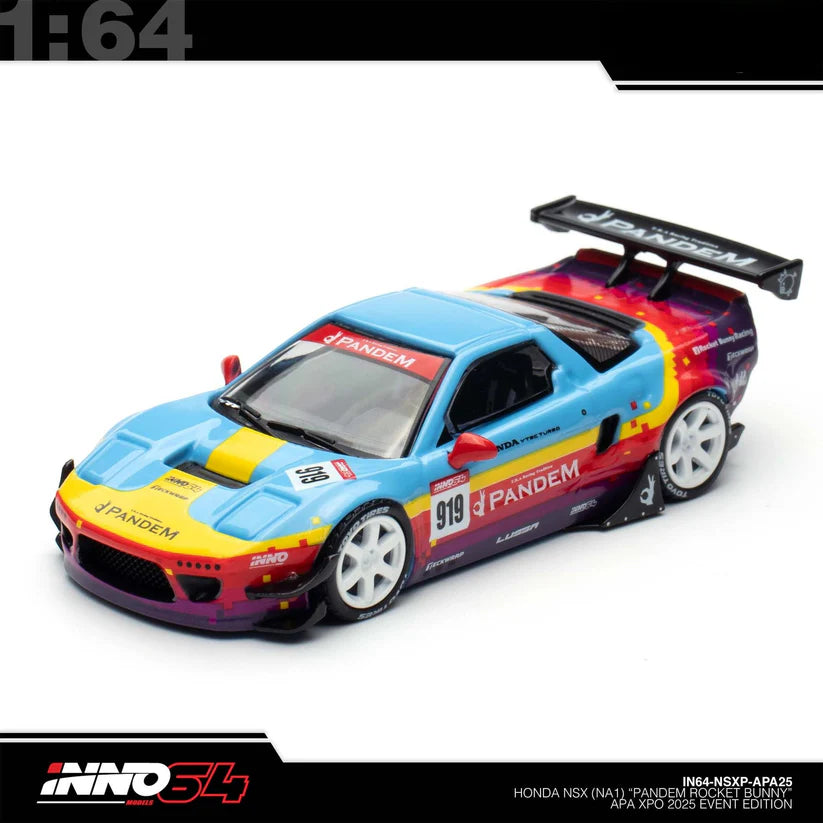 INNO 64 1/64 Honda NSX (NA1) "Pandem Rocket Bunny" APA XPO 2025 Event Edition With Acrylic Case