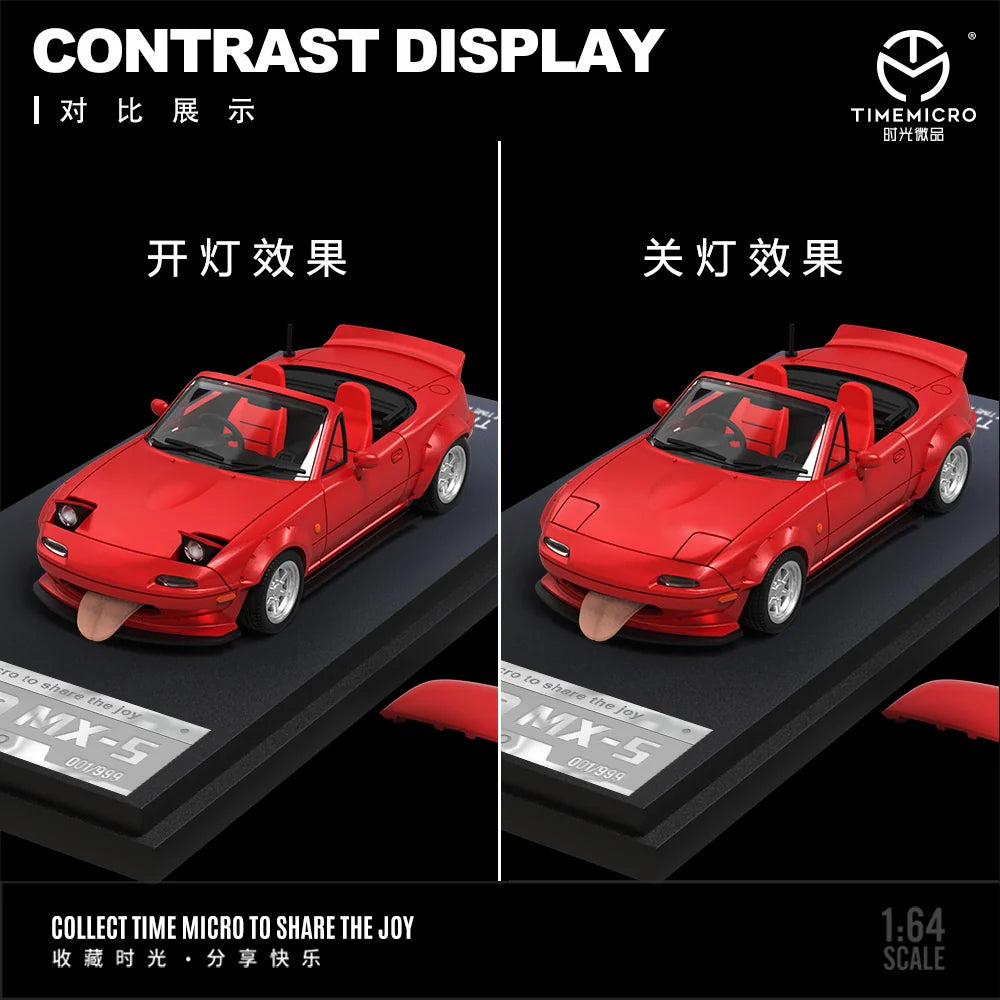 Time Micro 1/64 Mazda MX-5 Limited Edition 124/999 With Acrylic Case