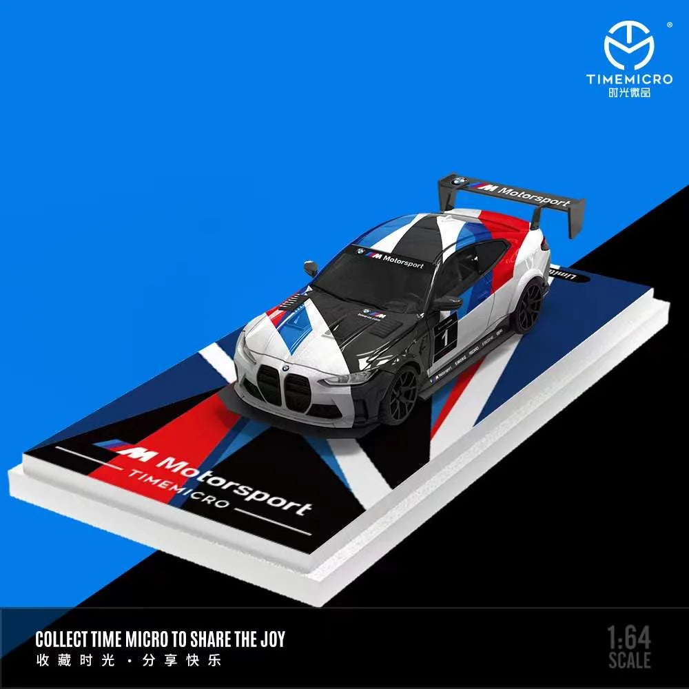 Time Micro 1/64 BMW M4 No.1 "Lacquer Racing" Limited Edition 414/999 With Acrylic Case