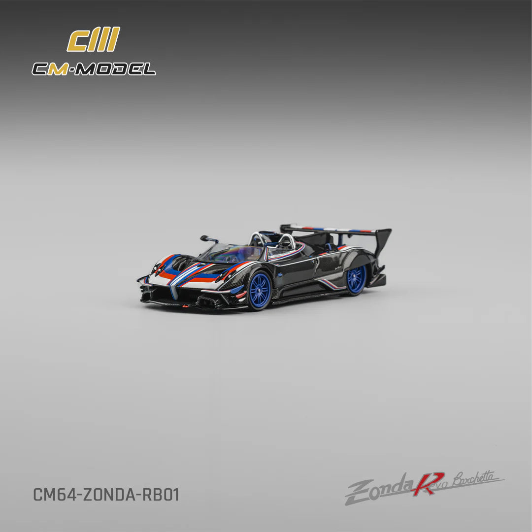 CM Model 1/64 Pagani Zonda Revo Barchetta With Acrylic Case