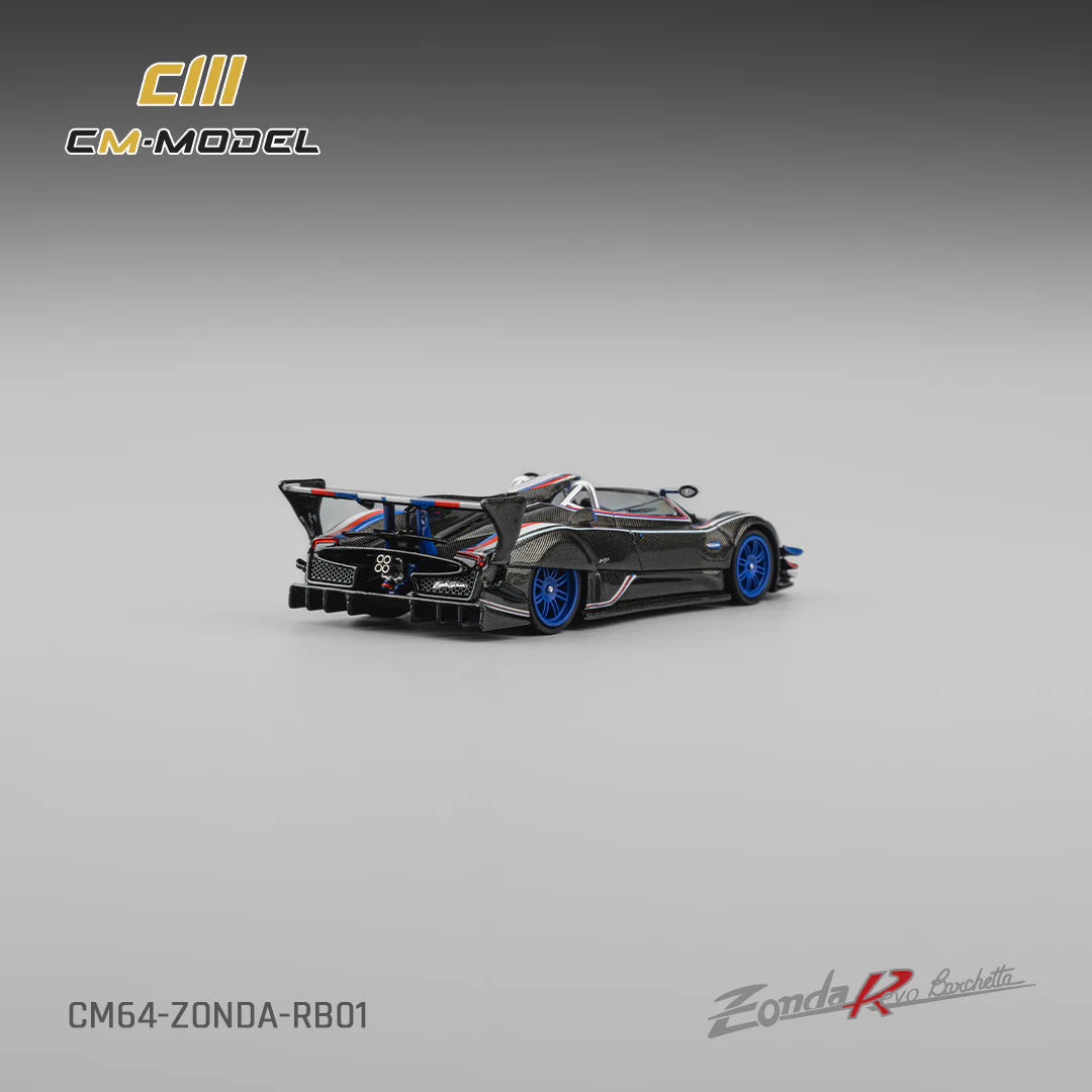 CM Model 1/64 Pagani Zonda Revo Barchetta With Acrylic Case