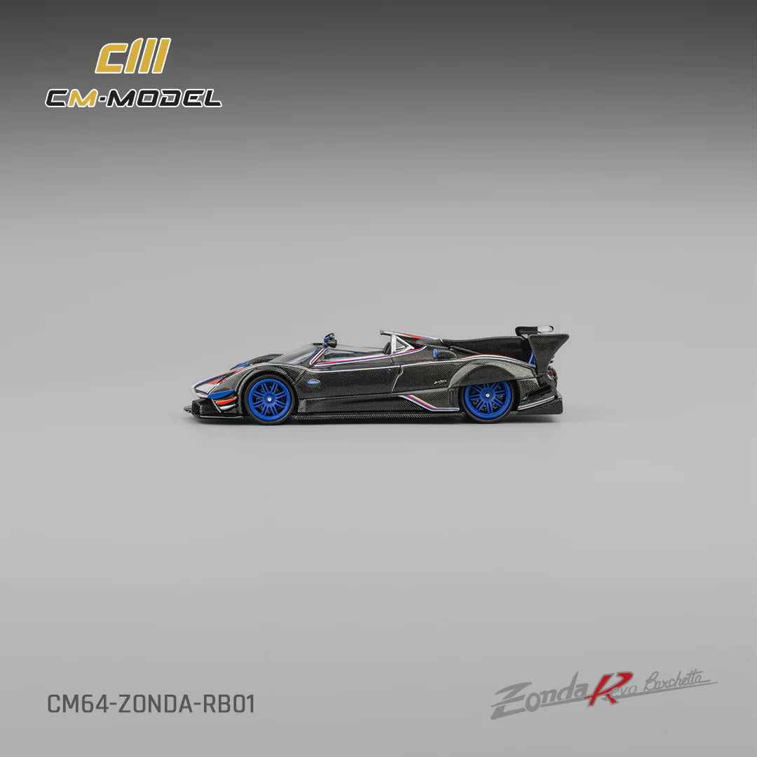 CM Model 1/64 Pagani Zonda Revo Barchetta With Acrylic Case