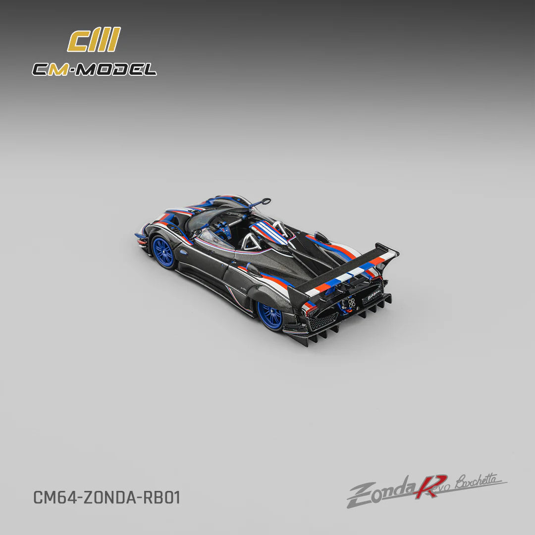 CM Model 1/64 Pagani Zonda Revo Barchetta With Acrylic Case