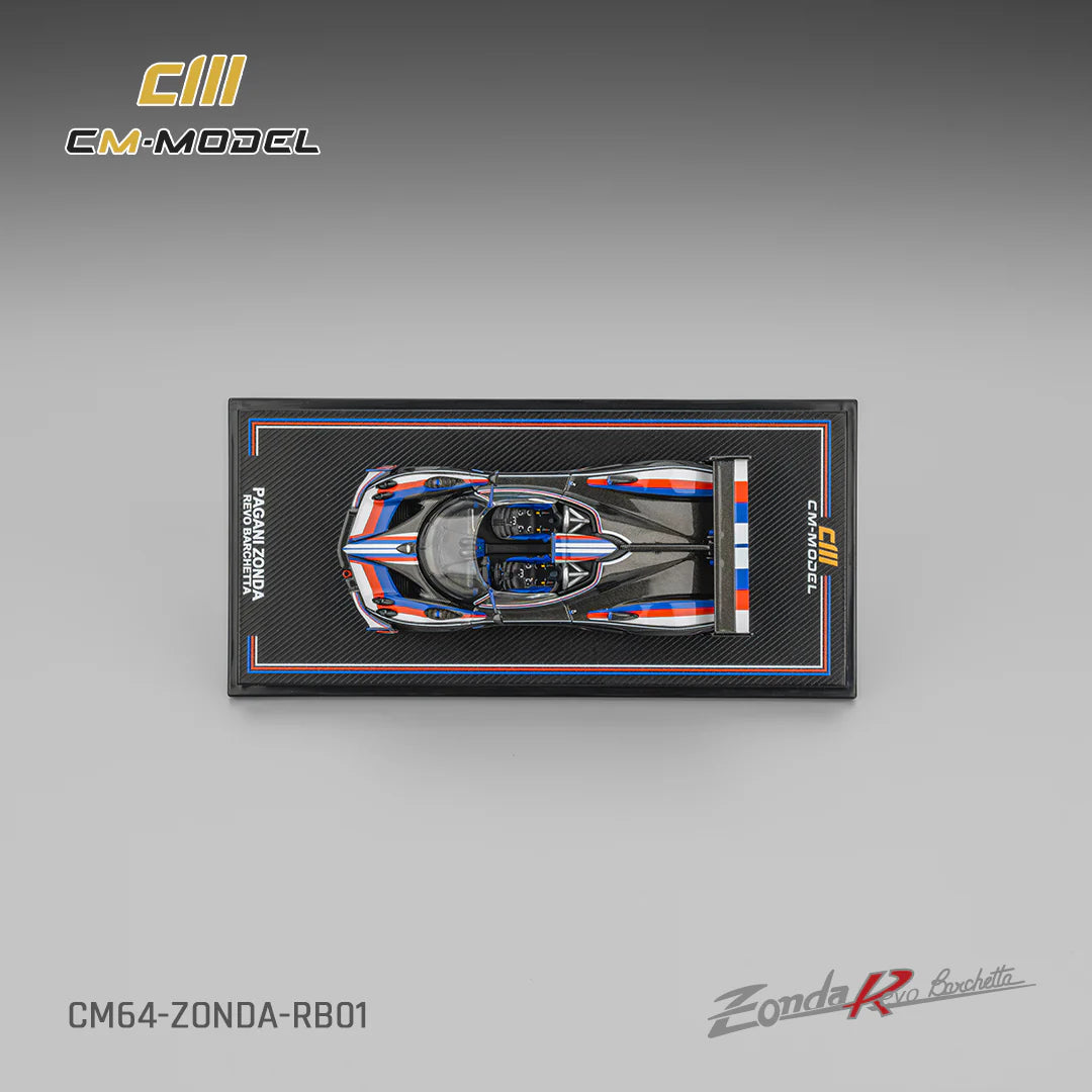 CM Model 1/64 Pagani Zonda Revo Barchetta With Acrylic Case
