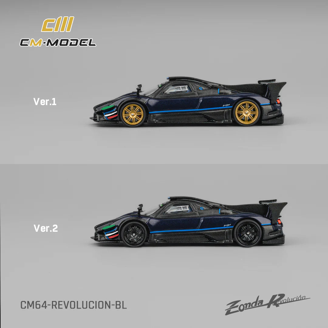 CM Models 1/64 Pagani Zonda Revolucion With Acrylic Case