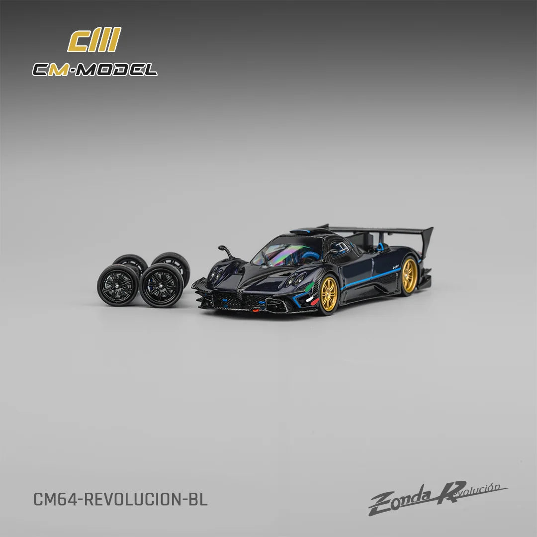 CM Models 1/64 Pagani Zonda Revolucion With Acrylic Case
