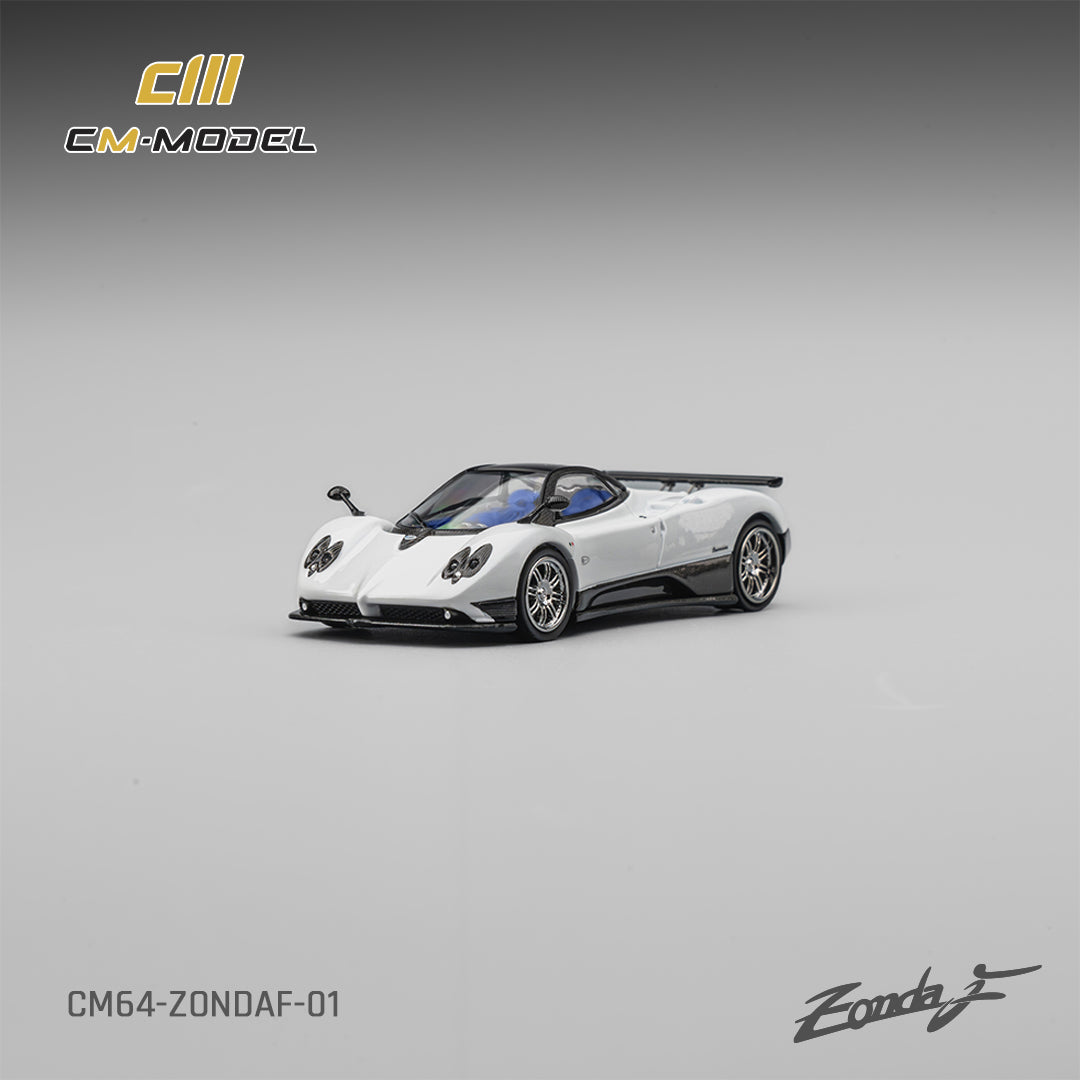 CM Models 1/64 Pagani Zonda F Pearl White With Acrylic Case
