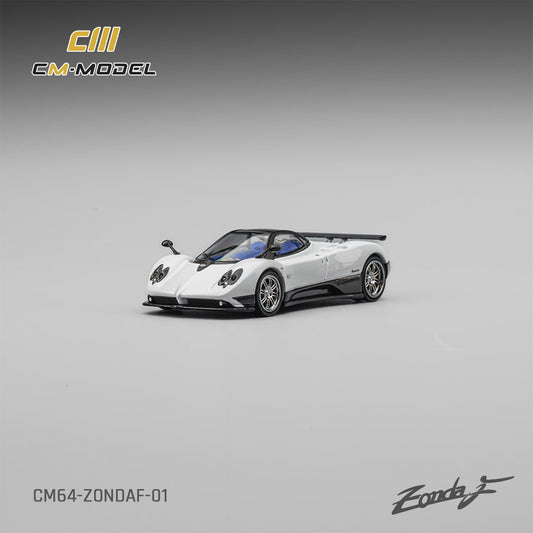 CM Models 1/64 Pagani Zonda F Pearl White With Acrylic Case
