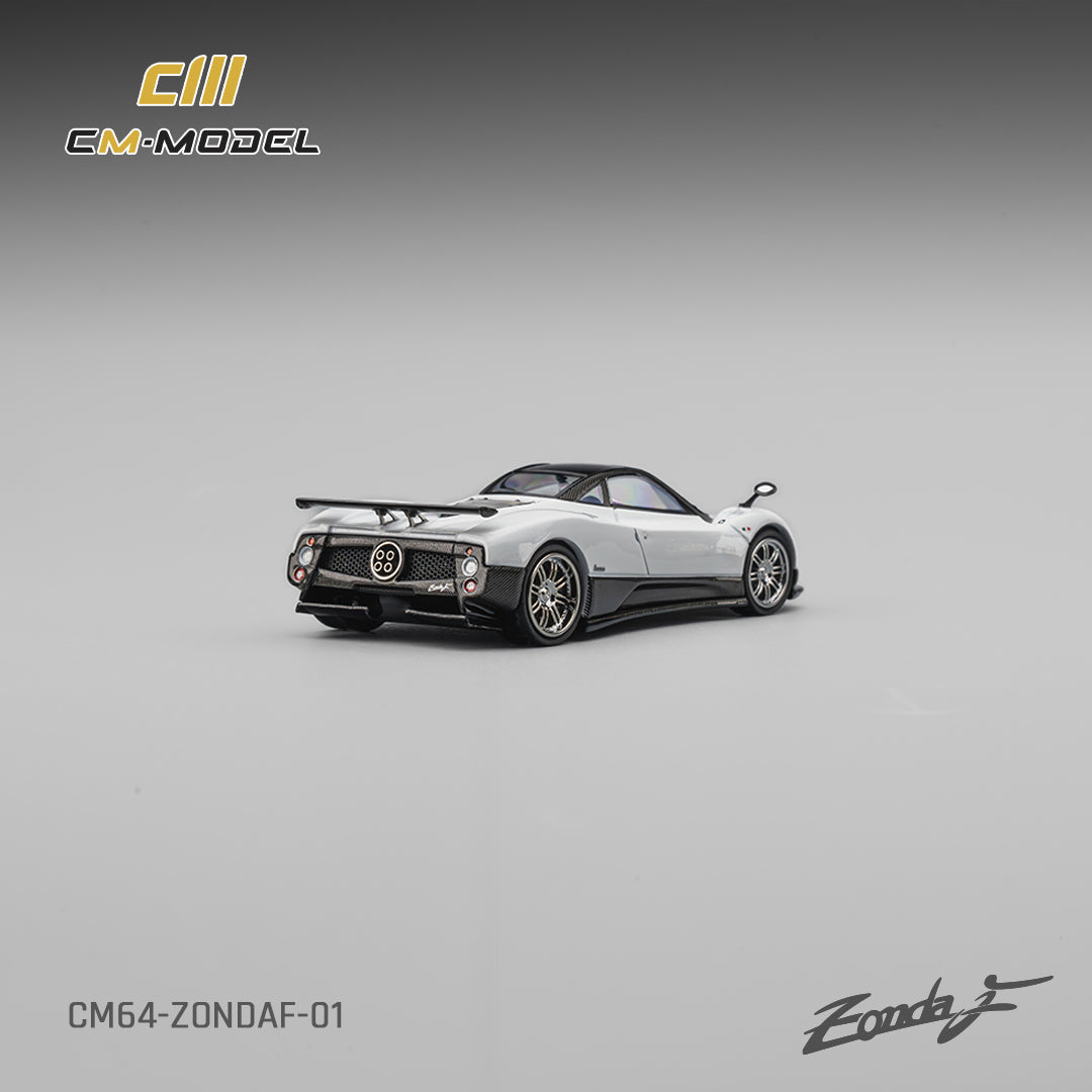 CM Models 1/64 Pagani Zonda F Pearl White With Acrylic Case