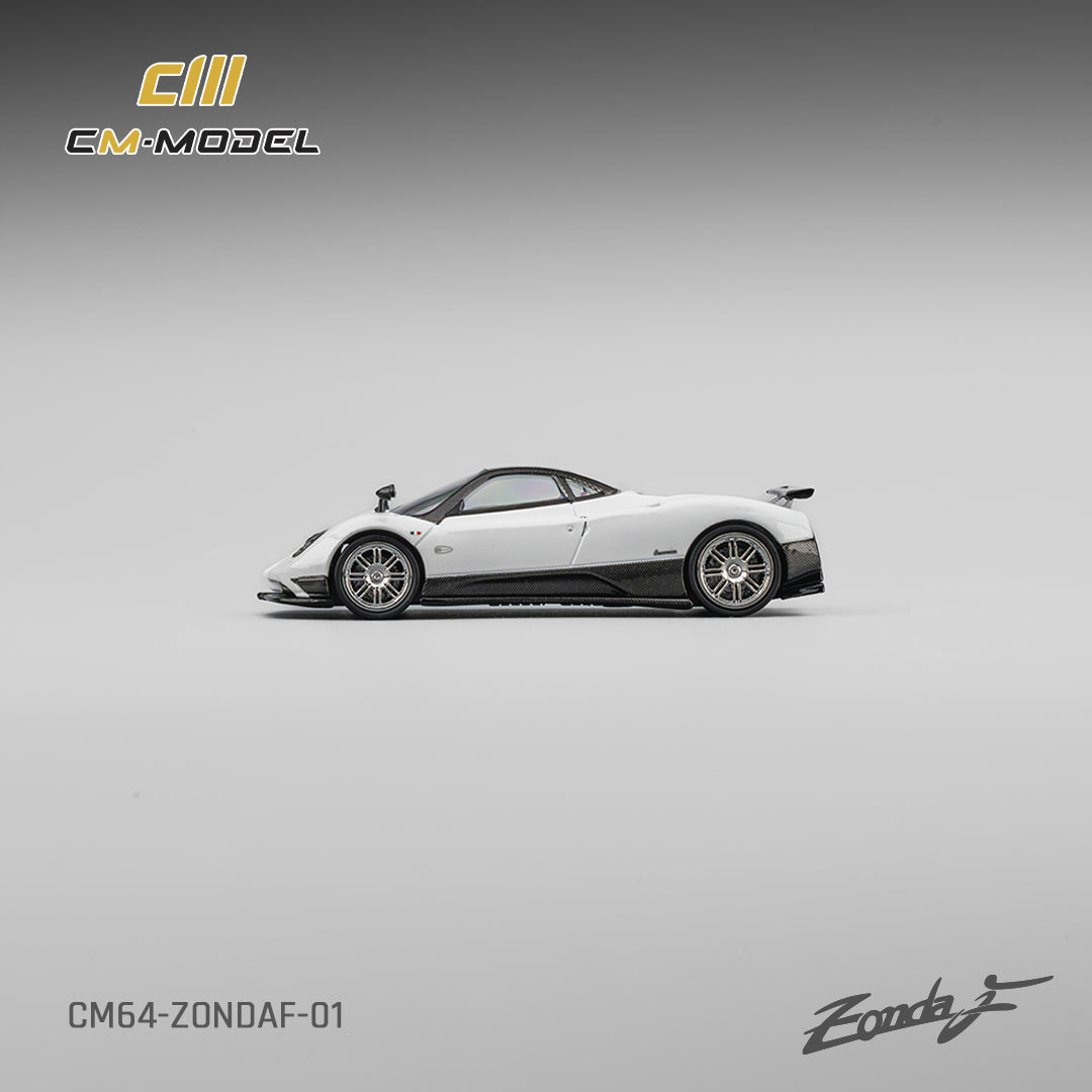 CM Models 1/64 Pagani Zonda F Pearl White With Acrylic Case