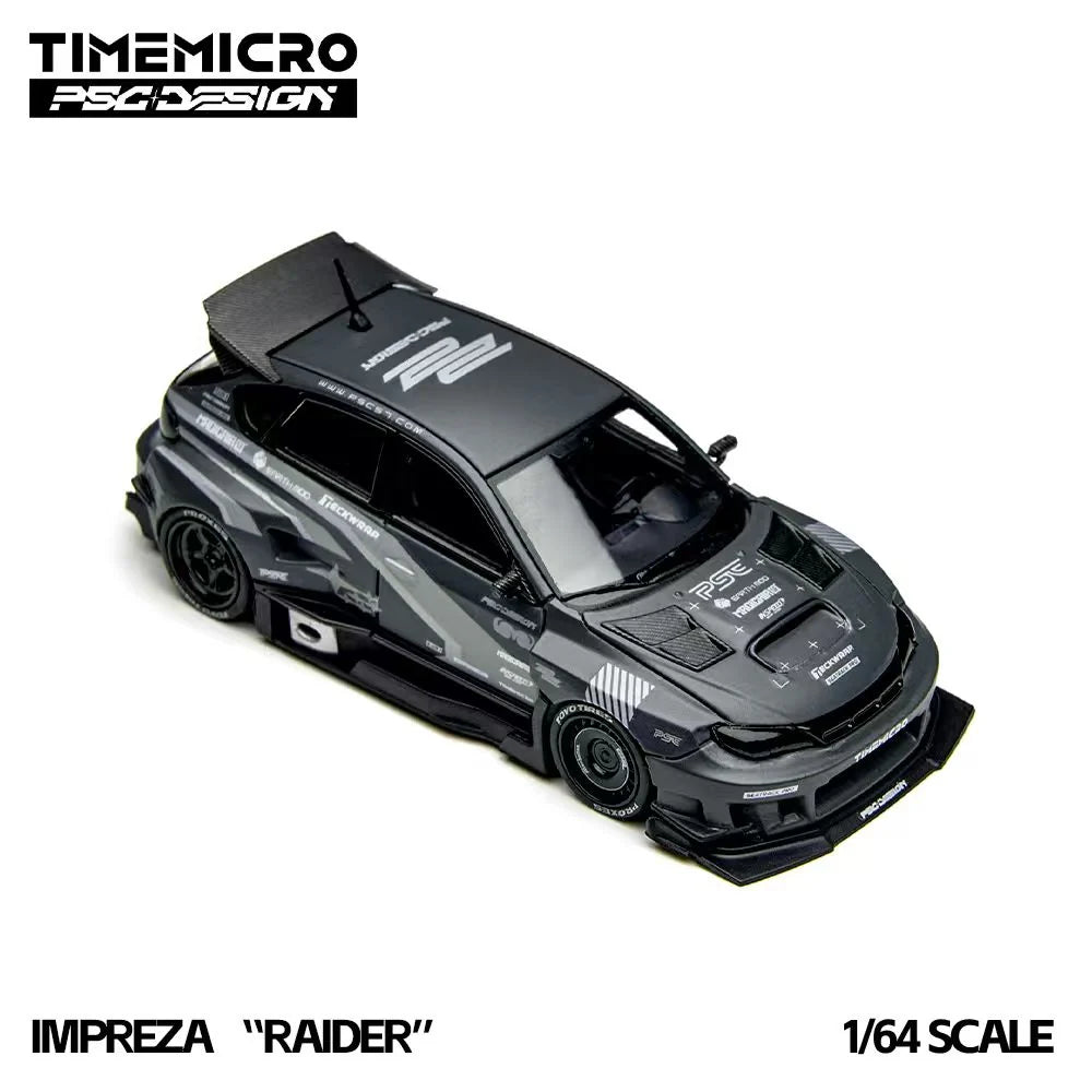 Time Micro X PSC Design 1/64 Subaru Impreza "Raid" With Acrylic Case