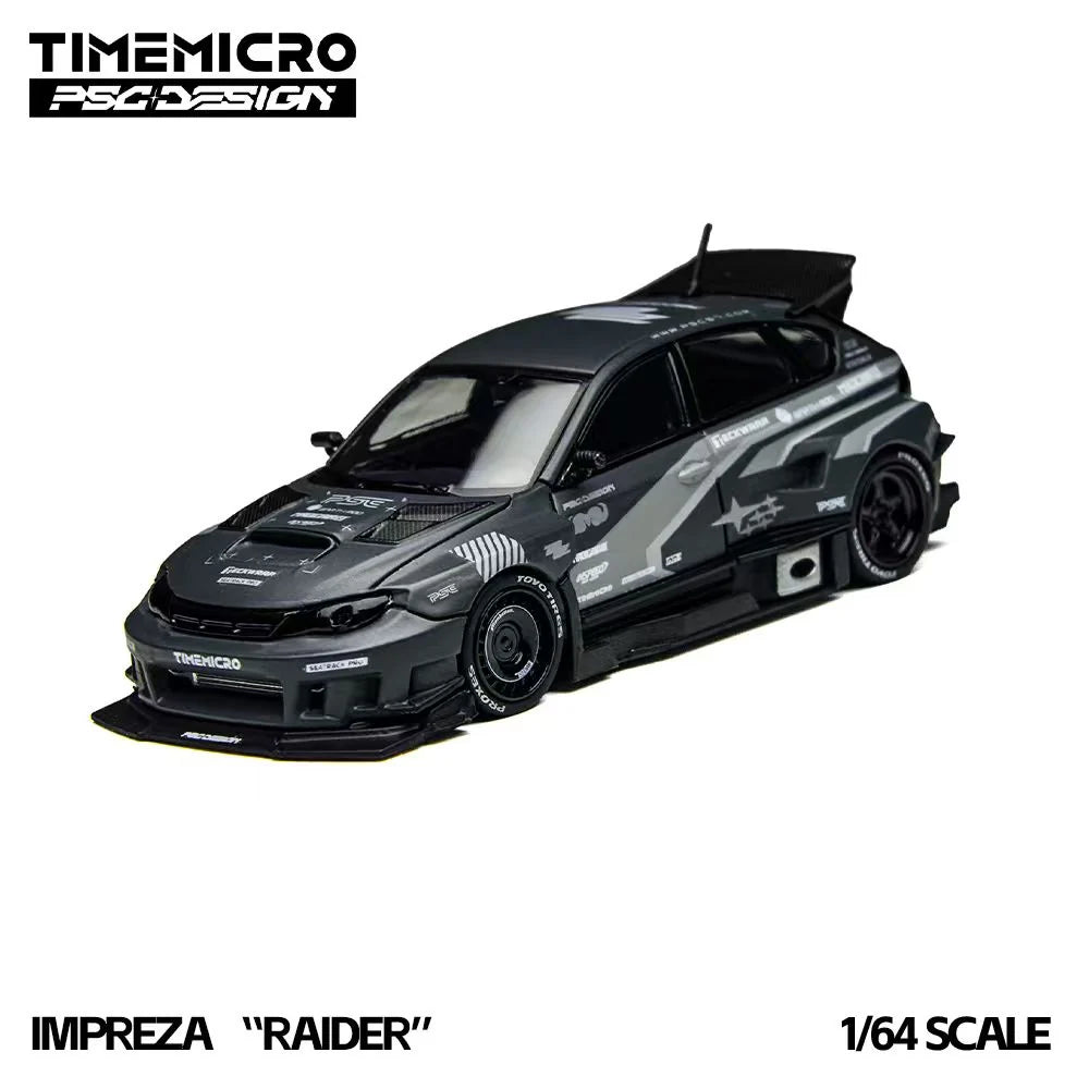 Time Micro X PSC Design 1/64 Subaru Impreza "Raid" With Acrylic Case