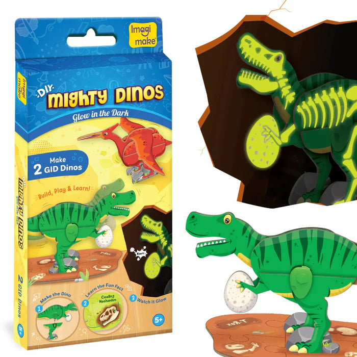 Imagi-Make DIY Mighty Dinos Glow In The Dark