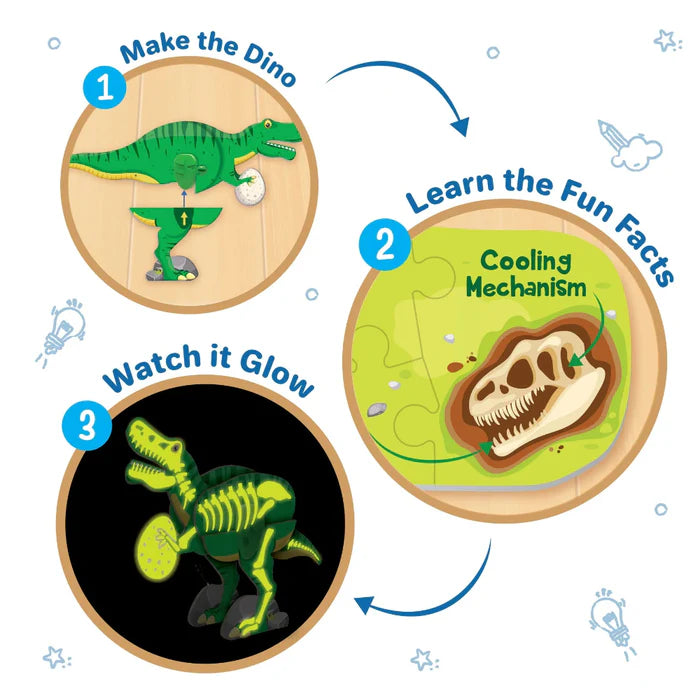 Imagi-Make DIY Mighty Dinos Glow In The Dark