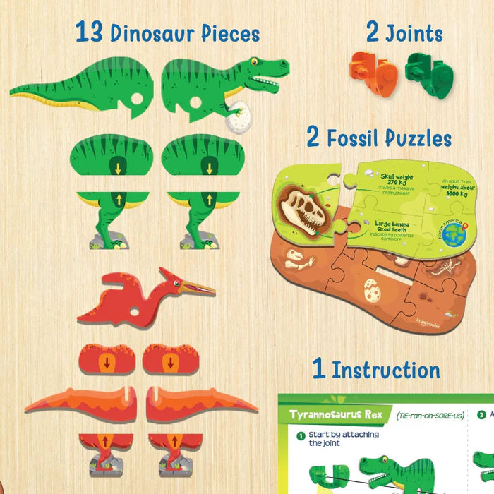 Imagi-Make DIY Mighty Dinos Glow In The Dark