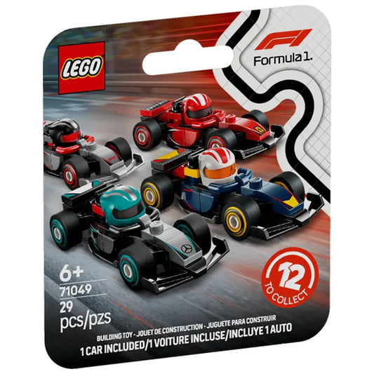 Lego F1 Mini Figures Collectable Race Cars #71049