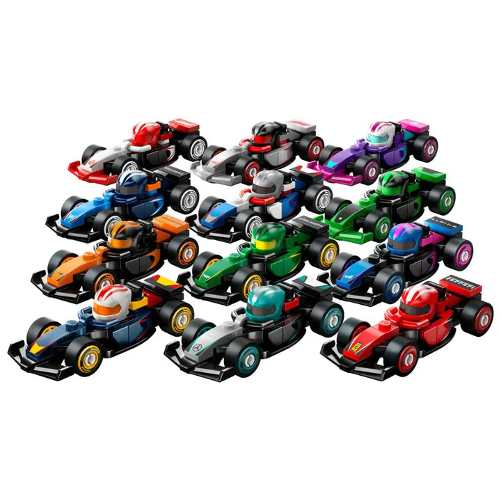 Lego F1 Mini Figures Collectable Race Cars #71049
