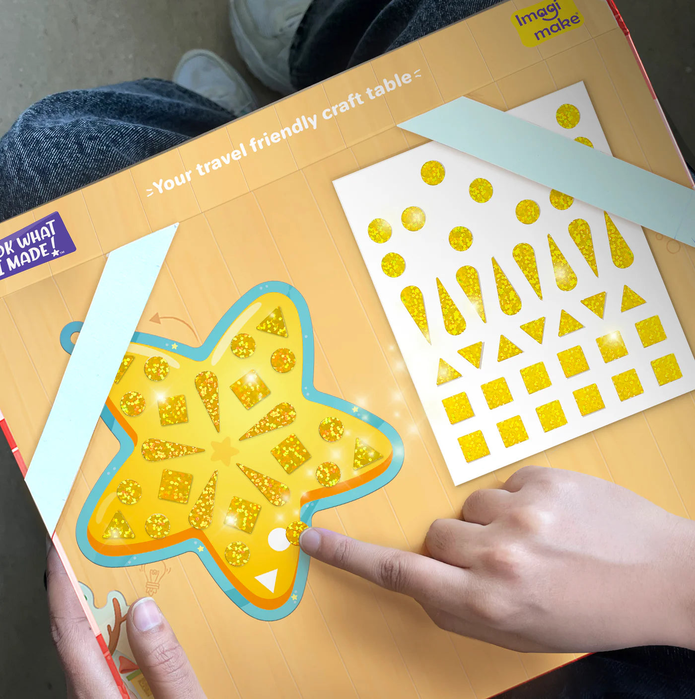 Imagi Make DIY Mirror Mosaic Christmas Ornaments