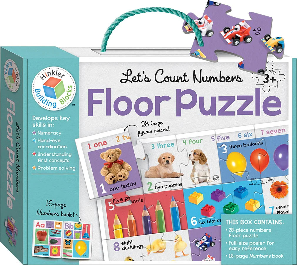 Let's Count Numbers Building Blocks Floor Puzzles for Kids of Age 3Y+