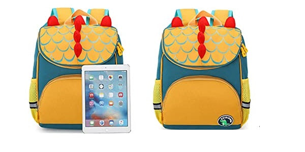 Flippi Little Dinosaur 3D Waterproof Backpack for Toddlers & Kids (School Bags)