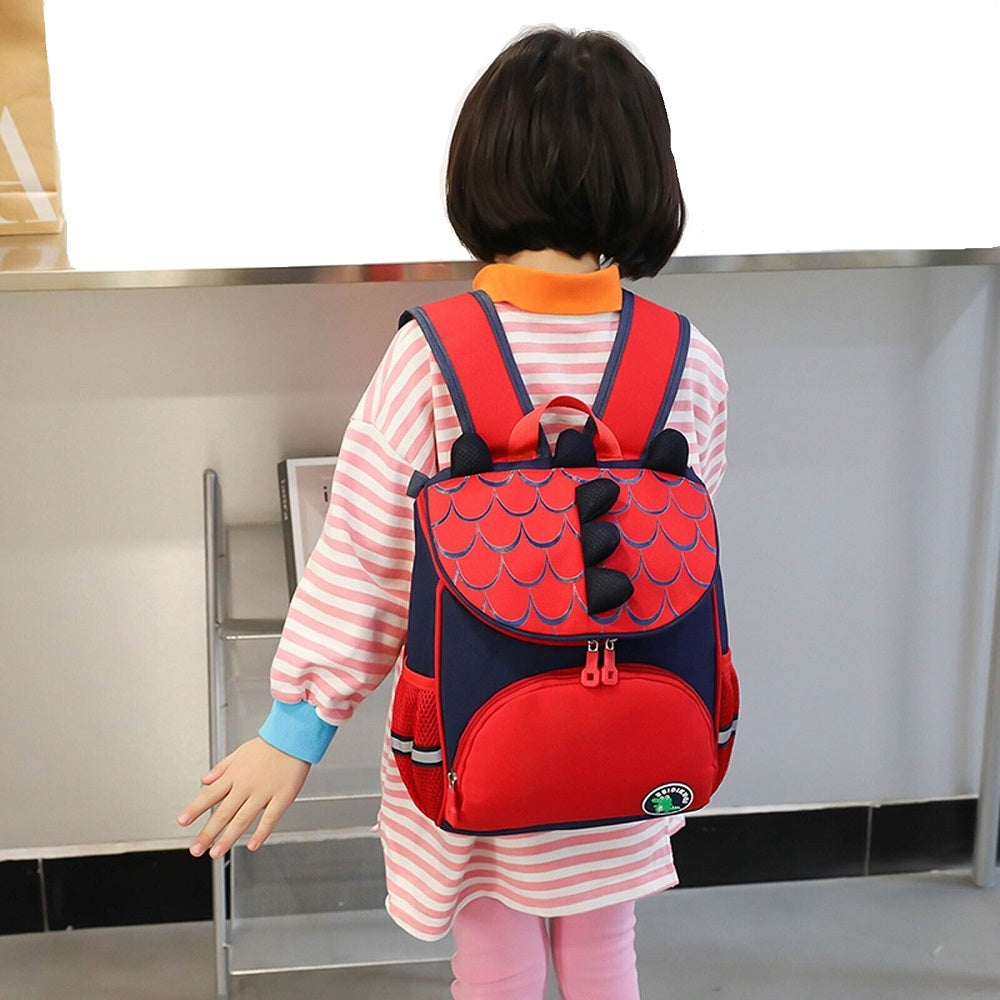 Flippi Little Dinosaur 3D Waterproof Backpack for Toddlers & Kids (School Bags)