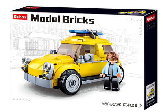 Sluban M38-B0706C Model Bricks Beetle Car