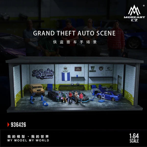 Moreart 1/64 Grand Theft Auto Scene Diorama Set