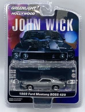 Greenlight Hollywood 1/64 "John Wick" 1969 Ford Mustang Boss 429 Limited Edition Blister Pack