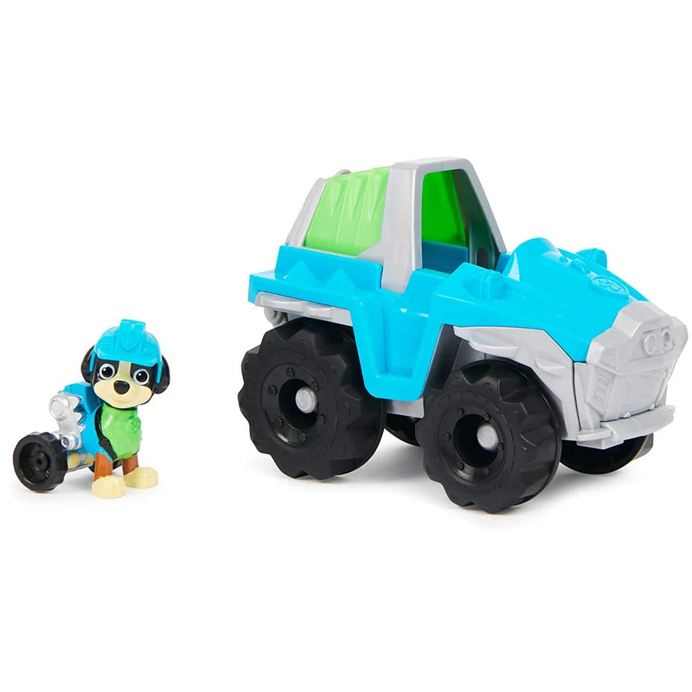 Paw Patrol Rex Rescue Basic Vehicle with Collectible Figure