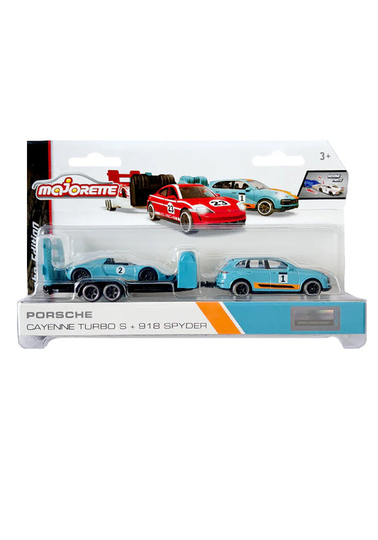 Majorette Porsche Turbo S + 918 Spyder