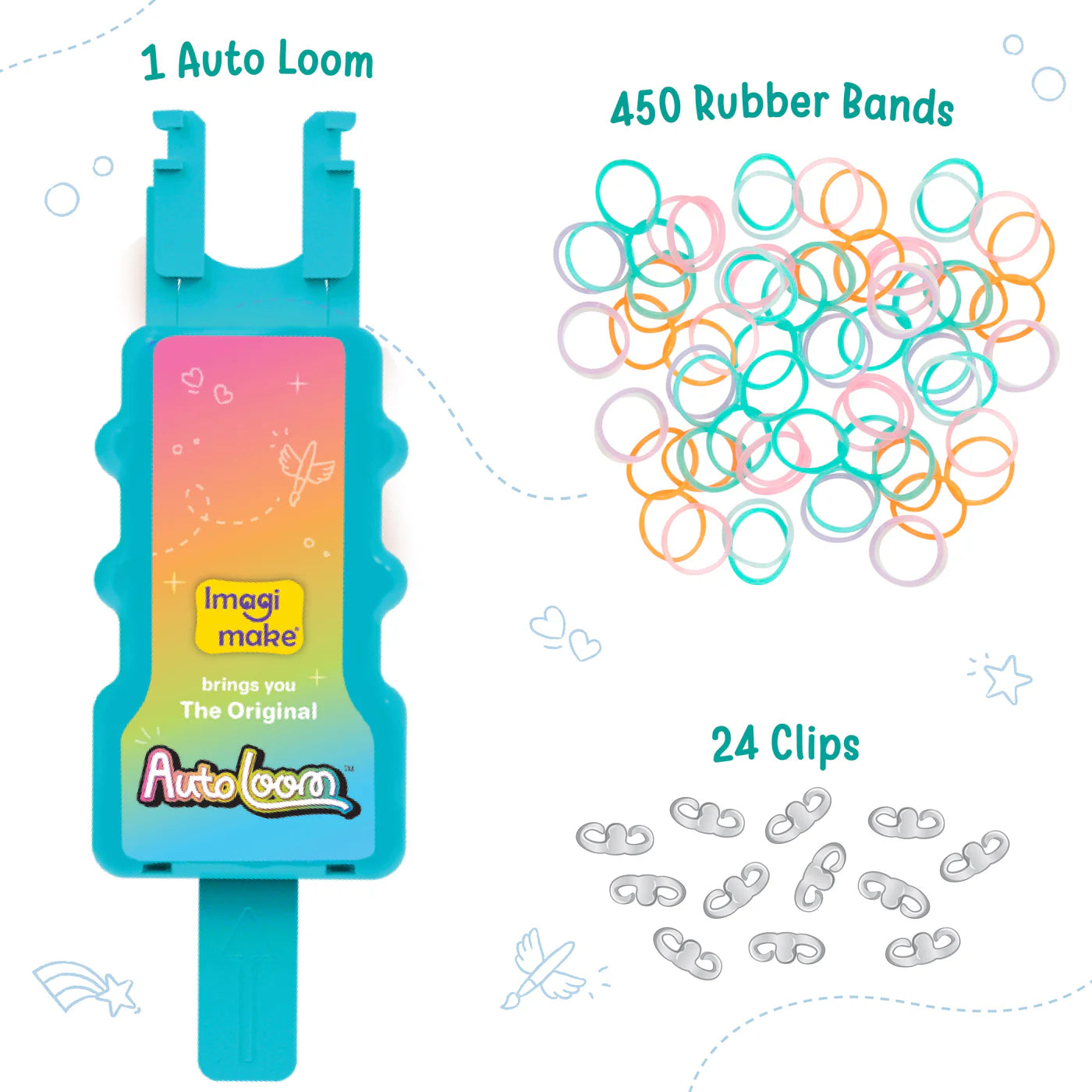 Imagi Make Rainbow Loom Glow In The Dark Kit