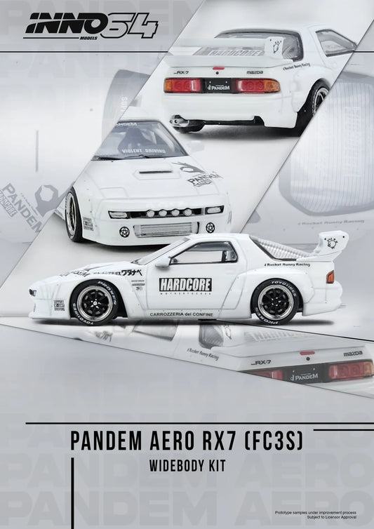 Inno 64 1/64 Mazda RX-7 (FC3S) "Pandem Aero" Widebody Kit With Acrylic Case