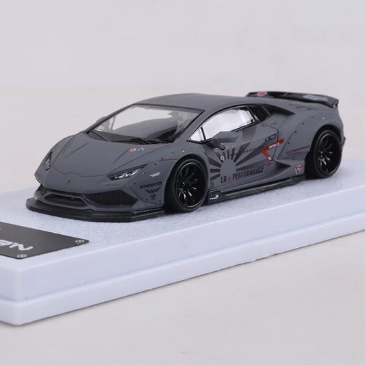 MJ Model 1/64 LB-Performance Lamborghini Huracan With Acrylic Case