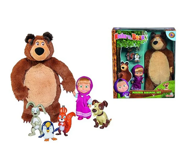 Masha and the Bear: Masha Animal Set