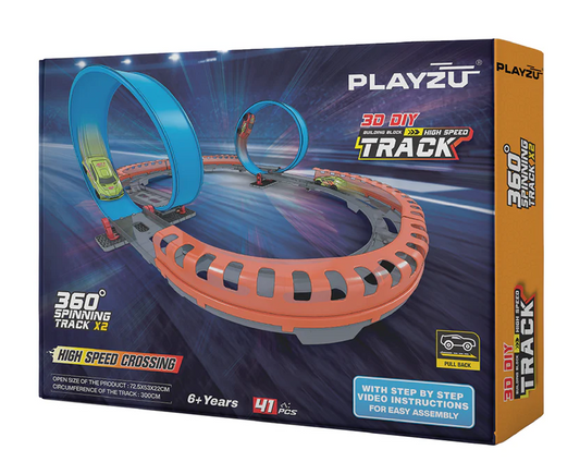 Playzu 3D DIY High Speed Crossing Trackset