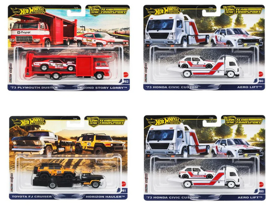 Hot Wheels Team Transport Premium Set of 4 FLF56