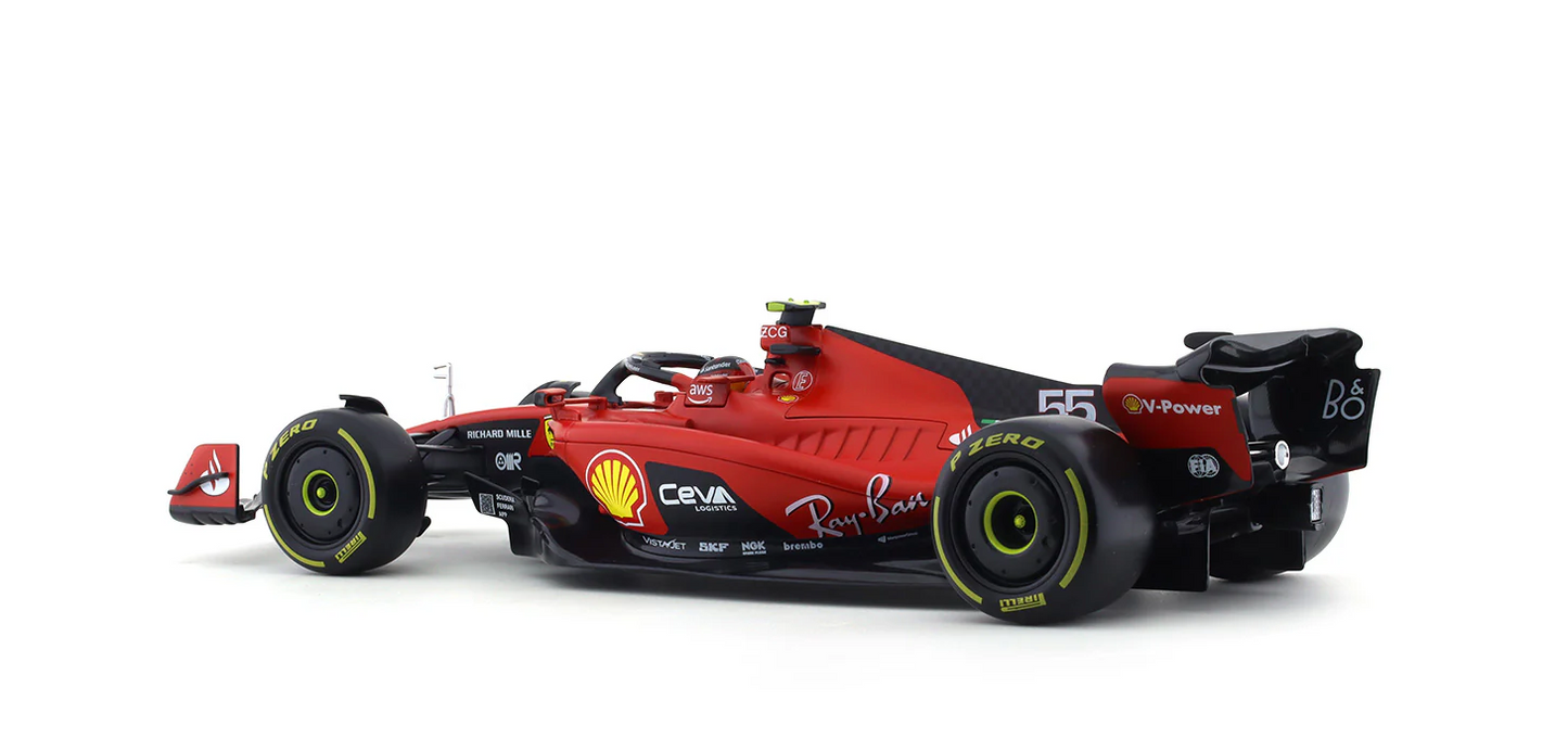 Bburago 1/18 Ferrari SF-23 Carlos Sainz Jr.