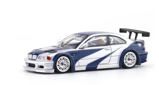 DCM Model 1/64 BMW M3E46 GTR "Need For Speed Most Wanted" Limited Edition 879/999 With Acrylic Case