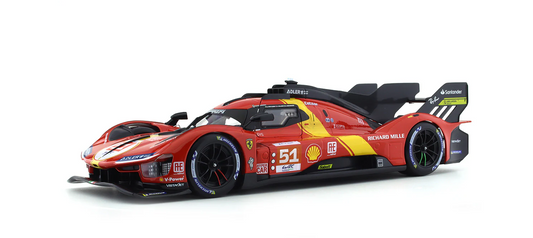 Bburago 1/18 Ferrari 499P #51 24hrs Le Mans Winner With Acrylic Case