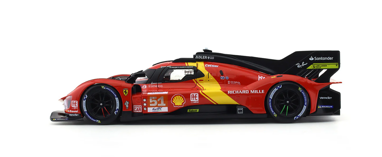 Bburago 1/18 Ferrari 499P #51 24hrs Le Mans Winner With Acrylic Case