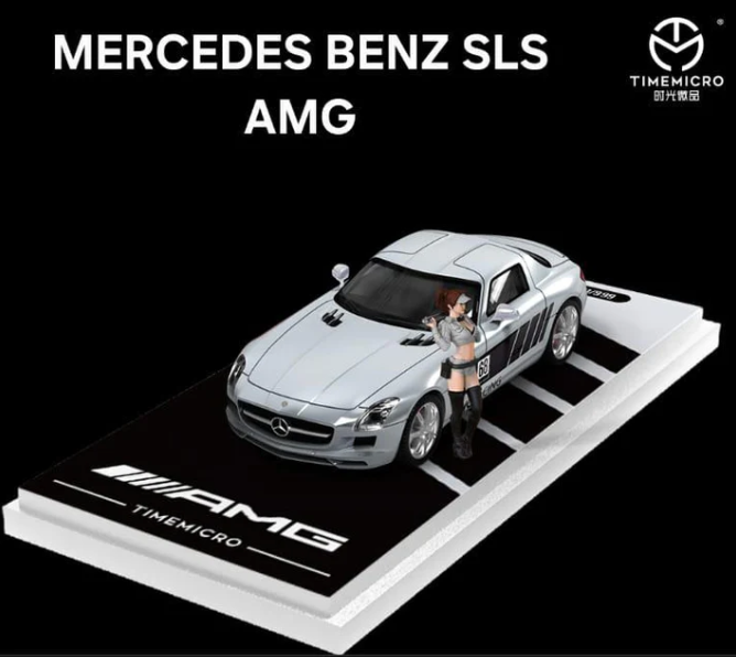 Time Micro Mercedes-Benz SLS AMG IWS Racing Limited Edition 307/999 With Acrylic Case