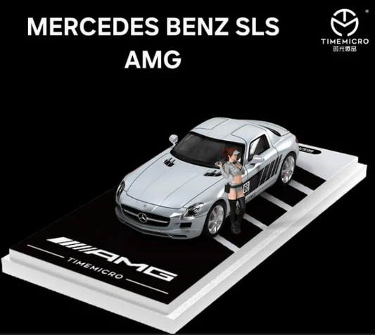 Time Micro Mercedes-Benz SLS AMG IWS Racing Limited Edition 307/999 With Acrylic Case