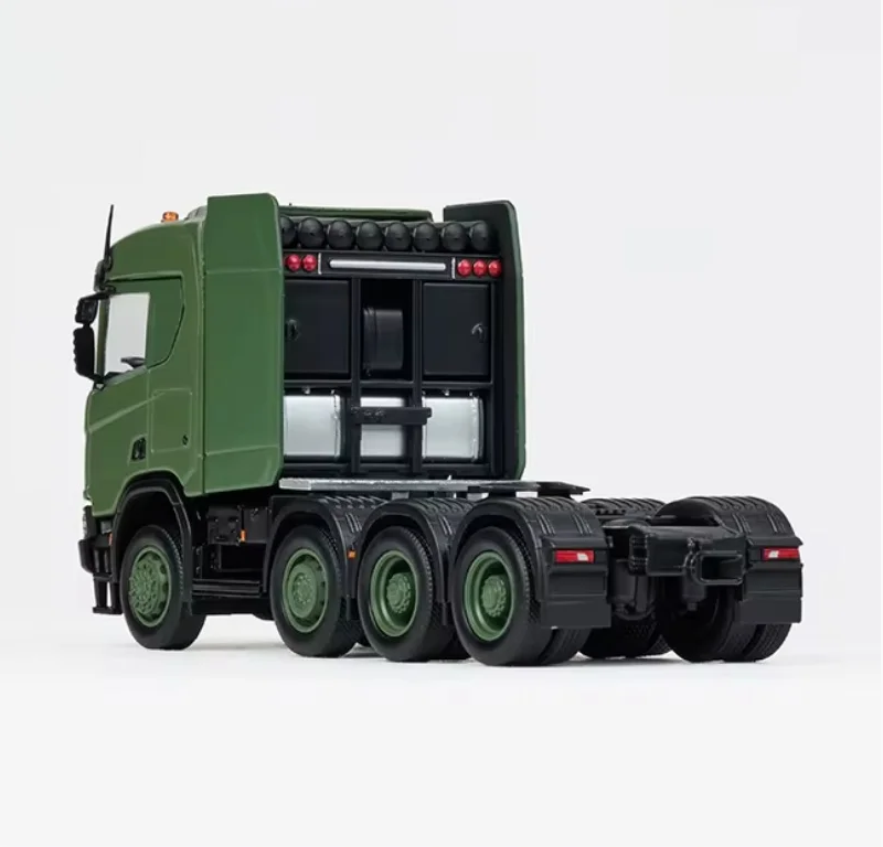 Masdi 1/64 Scania R650 With Eight-Axle Semi Low Trailer