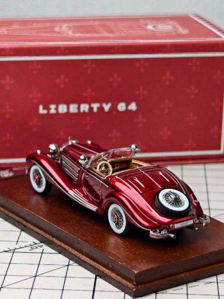 Liberty 64 1/64 Mercedes-Benz 500K (W29) With Acrylic Case