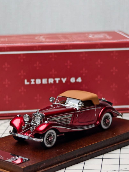 Liberty 64 1/64 Mercedes-Benz 500K (W29) With Acrylic Case